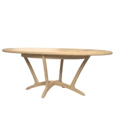 Stockholm Oval Extending Dining Table W160-210cm