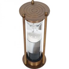 Antique Brass Sand Timer Small