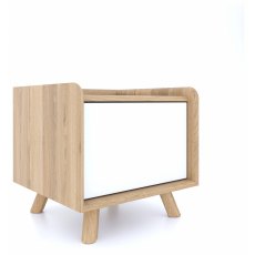 Lago 1 Door Bedside Table