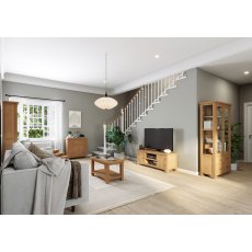 Dallow Oak 1 Drawer Console Table Dallow Oak 1 Drawer Console Table