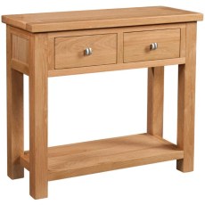 Dallow Oak 2 Door Console Table Dallow Oak 2 Door Console Table