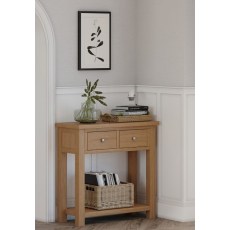 Dallow Oak 2 Door Console Table Dallow Oak 2 Door Console Table