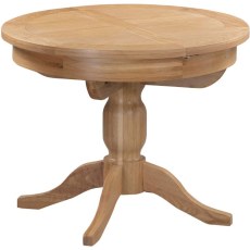 Dallow Oak Round Butterfly Extending Table Dallow Oak Round Butterfly Extending Table