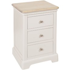 Lingwood Painted Grey Mist 3 Drawer Bedside Lingwood Painted Grey Mist 3 Drawer Bedside
