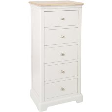 Lingwood Painted Grey Mist 5 Drawer Wellington Lingwood Painted Grey Mist 5 Drawer Wellington