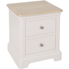 Lingwood Painted Grey Mist 2 Drawer Bedside Lingwood Painted Grey Mist 2 Drawer Bedside