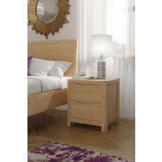 Stockholm 2 Drawer Bedside