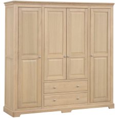 Lingwood Oak Quad Wardrobe Lingwood Oak Quad Wardrobe
