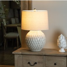 Lattice Ceramic Table Lamp