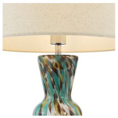 Rheneas Blue Confetti Table Lamp