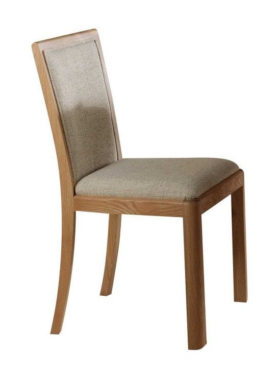 Stockholm Low Back Dining Chair in Natural Fabric Stockholm Low Back Dining Chair in Natural Fabric