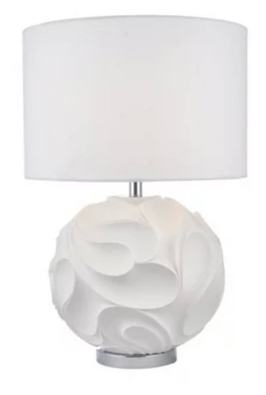 Zachary White Round Lamp Zachary White Round Lamp