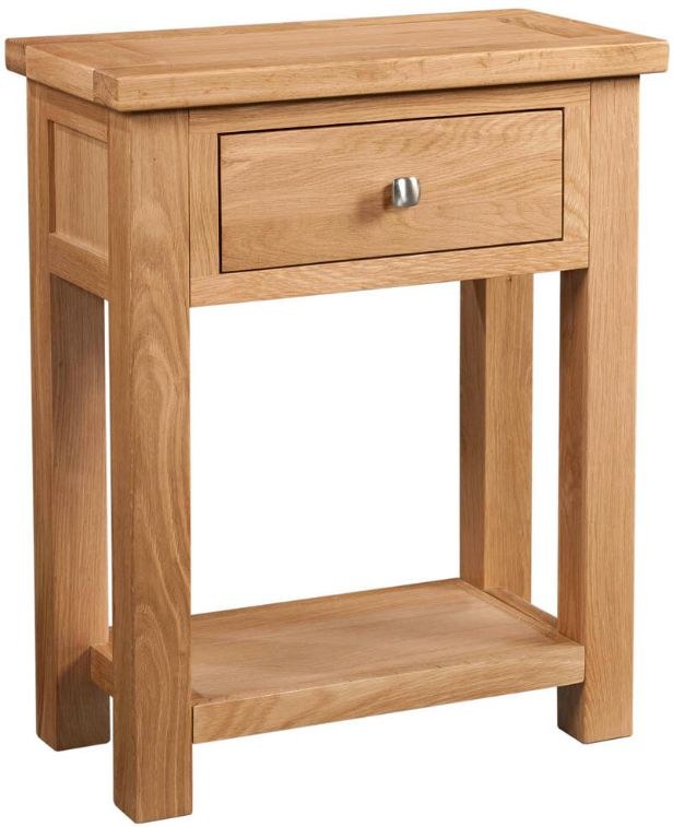 Dallow Oak 1 Drawer Console Table Dallow Oak 1 Drawer Console Table