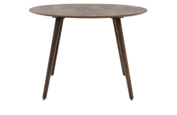 Hatfield Round Dining Table - Smoked Oak