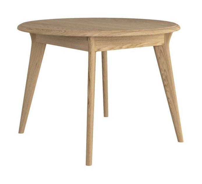 Stockholm Compact Round Extending Dining Table W105-140cm Stockholm Compact Round Extending Dining Table W105-140cm