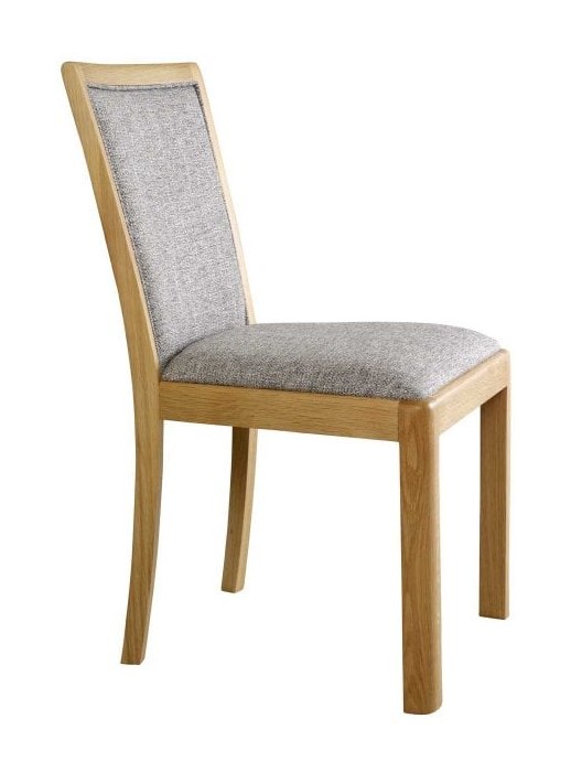 Stockholm Low Back Dining Chair in Grey Fabric Stockholm Low Back Dining Chair in Grey Fabric