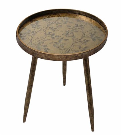 Oriental Floral Side Table