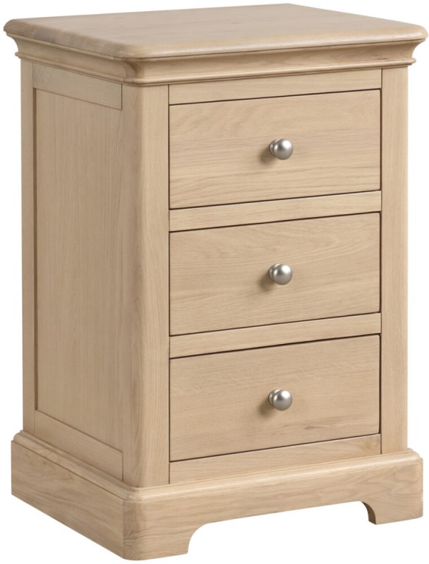 Lingwood Oak 3 Drawer Bedside Lingwood Oak 3 Drawer Bedside