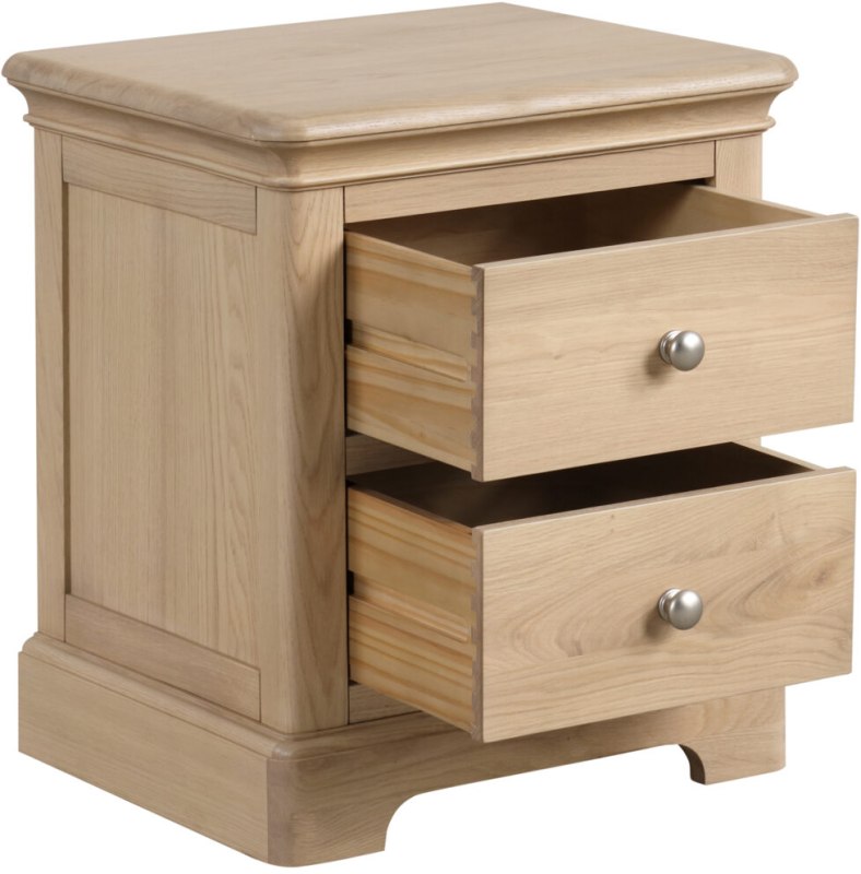 Lingwood Oak 2 Drawer Bedside Lingwood Oak 2 Drawer Bedside