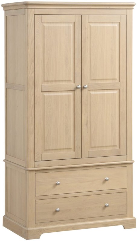 Lingwood Oak 2 Drawer Double Robe Lingwood Oak 2 Drawer Double Robe