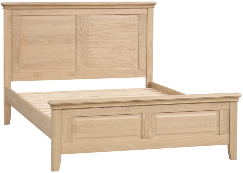 Lingwood Oak (Double) 4ft 6 High Foot End Bed Lingwood Oak (Double) 4ft 6 High Foot End Bed