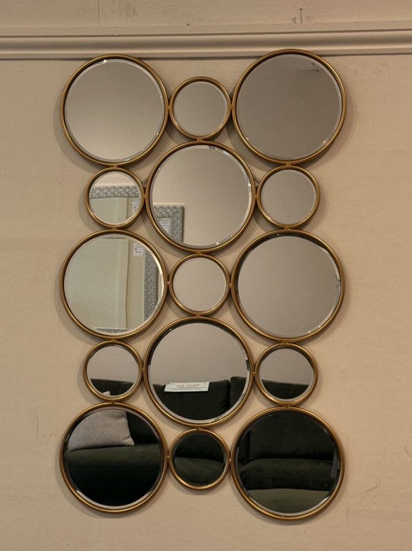 Lincoln Circle Mirror Gold (WAS: £325 / NOW: £150) Lincoln Circle Mirror Gold (WAS: £325 / NOW: £150)