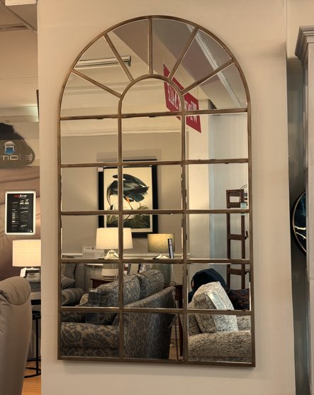 Gold Blakely Arch Floor Standing Mirror (WAS: £500 / NOW: £299) Gold Blakely Arch Floor Standing Mirror (WAS: £500 / NOW: £299)