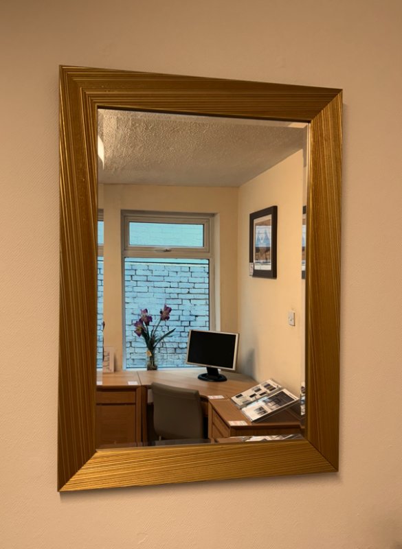 812 Gold Bevelled Mirror (WAS: £125 / NOW: £49) 812 Gold Bevelled Mirror (WAS: £125 / NOW: £49)