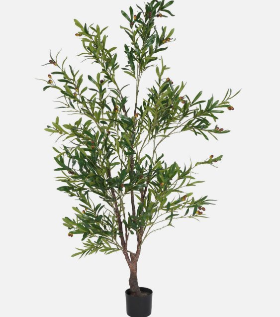 Faux Mediterranean Olive Fruit Tree - 170cm Faux Mediterranean Olive Fruit Tree - 170cm