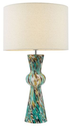 Rheneas Blue Confetti Table Lamp Rheneas Blue Confetti Table Lamp