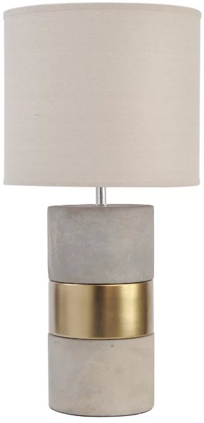 Gold Concrete Lamp Gold Concrete Lamp