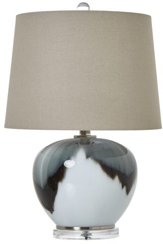 Grey Glass Table Lamp Grey Glass Table Lamp