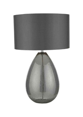 Rain Smoked Glass Table Lamp Rain Smoked Glass Table Lamp