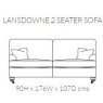 Duresta Lansdowne 2 Seater Sofa Duresta Lansdowne 2 Seater Sofa