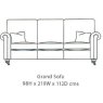 Duresta Beaminster Grand Sofa Duresta Beaminster Grand Sofa