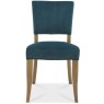 Portland Rustic Oak Sea Green Velvet Upholstered Chair Portland Rustic Oak Sea Green Velvet Upholstered Chair