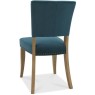 Portland Rustic Oak Sea Green Velvet Upholstered Chair Portland Rustic Oak Sea Green Velvet Upholstered Chair