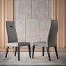 Novecento Taupe Leather Dining Chair Novecento Taupe Leather Dining Chair