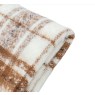 Check Faux Mohair Throw Tan Check Faux Mohair Throw Tan