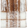 Check Faux Mohair Throw Tan Check Faux Mohair Throw Tan