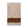 Herringbone Faux Mohair Throw Tan Herringbone Faux Mohair Throw Tan