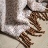 Herringbone Faux Mohair Throw Tan Herringbone Faux Mohair Throw Tan