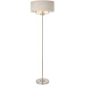 Highclere 3 Floor Lamp Chrome/Natural Highclere 3 Floor Lamp Chrome/Natural