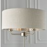 Highclere 3 Floor Lamp Chrome/Natural Highclere 3 Floor Lamp Chrome/Natural