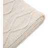 Cable Knit Throw Cream Cable Knit Throw Cream