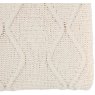 Cable Knit Throw Cream Cable Knit Throw Cream