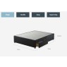 Sealy 2 Drawer Divan Base Sealy 2 Drawer Divan Base