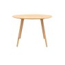 Hatfield Round Dining Table - Natural Oak Hatfield Round Dining Table - Natural Oak