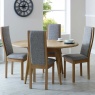 Stockholm Compact Round Extending Dining Table W105-140cm Stockholm Compact Round Extending Dining Table W105-140cm