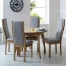 Stockholm Compact Round Extending Dining Table W105-140cm Stockholm Compact Round Extending Dining Table W105-140cm